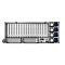 Фото-2 Серверная платформа ASUS ESC8000A-E13P — вид сзади; видны высокие заглушки слотов расширения, сетевые порты на I/O‑панели, модули блоков питания с вентиляторами; серебристый корпус, синие фиксаторы; важно для темы подключений и расширения на странице товара.