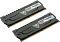 Фото-11 Комплект памяти Patriot Viper Steel PVS464G360C8K, два модуля под углом на светлом фоне; серо-графитовые радиаторы, логотип Viper, рельефные боковые вставки и видимые золотистые контакты; важно для страницы товара, потому что фото показывает оба модуля вне системы с акцентом на форму радиаторов.