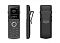 Фото-4 Конференц-телефон IP Fanvil W610D (LINKVIL), виды устройства: спереди, сбоку и сзади; показана клипса на задней крышке и боковые кнопки, тёмно-серый корпус