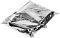 Фото-5 Жёсткий диск Seagate BarraCuda ST8000DM004 3,5&Prime; в прозрачном антистатическом пакете, вид под углом: через плёнку просматривается этикетка и контуры корпуса; белый фон для демонстрации упаковки и комплектации поставки.