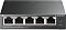 Фото-2 Коммутатор TP-Link TL-SG105MPE, фронтальный вид; видны 5 сетевых портов, маркировка TL-SG105MPE, текст 5-Port Gigabit Easy Smart Switch with 4-Port PoE+ и два круглых индикатора справа; фото важно для страницы коммутатора как прямой вид передней панели.