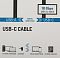 Фото-3 USB кабель Hama Essential Line USB Type C (M) -&gt; USB Type A (M) 3A 1 м, 00200657