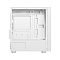 Фото-7 Корпус PCCooler LM300 ARGB WH, вид на внутреннее пространство; посадочные места, стойки и отсеки помогают описать монтаж компонентов. Белый корпус важен для визуальной идентификации товара на странице.