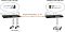 Фото-2 Трансивер OSNOVO SFP‑S1LC12‑G‑1310‑1550, схема применения — два коммутатора с GE SFP‑слотом, между ними оптоволоконный кабель (до 3 км), подключённые PoE‑камеры и NVR, сверху показан модуль SFP; важно для понимания сценария подключения на странице товара.