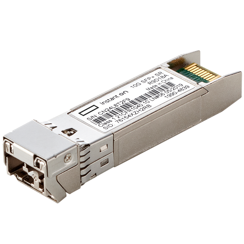 Фото Трансивер HPE SFP PLUS 10GBase-SR Многомодовый, R9D18A