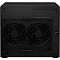 Фото-2 Устройство расширения Synology DX1222, вид сзади: блок питания, вентиляторы и разъёмы подключения на задней панели. Контекст — подключение расширителя и обслуживание. Важно: демонстрирует интерфейсы и охлаждение.