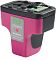 Фото-3 Картридж Cactus 177 CS-C8772, вид картриджа под углом сверху; корпус пурпурный с чёрной верхней крышкой, сверху расположены контактная площадка и круглые технологические элементы, на лицевой наклейке указаны модель и цвет MAGENTA; фото для страницы товара, чтобы показать форму корпуса и маркировку расходника без упаковки.