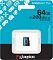 Фото-3 Карта памяти microSDXC Kingston Canvas Go! Plus 64GB SDCG4/64GB — лицевая сторона упаковки; бирюзовый фон с пиктограммами камер/дронов/геймпада, указано «64GB» и «up to 200MB/s», карта в прозрачном блистере. Контекст: розничная упаковка. Важно для страницы товара, чтобы увидеть упаковку и обозначения на ней.