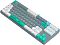 Фото-3 Клавиатура A4Tech S87 USB Energy Ash, фронтальный вид сверху; на фото показаны компактная раскладка на 87 клавиш, белые Enter и Shift, бирюзовые Backspace и стрелки, серый цвет корпуса; изображение важно для страницы товара, потому что показывает расположение основных блоков клавиш.