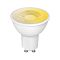 Фото-1 Умная лампа Yeelight Smart Bulb W1 GU10, 350лм, свет - теплый белый, рефлектор, YLDP004