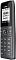 Фото-3 IP-DECT трубка Yealink W71P, вид под углом: боковой профиль корпуса, экран и верхняя часть клавиатуры, чёрный/графитовый цвет