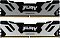 Фото-1 Комплект памяти Kingston Fury Renegade Silver KF572C38RSK2-32, фронтальный вид двух модулей DIMM: серебристо-чёрные радиаторы, крупный логотип FURY по центру, надпись Renegade и золотистые контакты снизу. Для карточки товара это показывает комплект из двух планок и форму радиаторов.