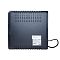 Фото-9 ИБП ACD PW Slim 1000 VA Tower 82N C44006 00G, правый боковой вид. Видна гладкая чёрная боковая поверхность с верхней перфорацией, нижними вентиляционными прорезями и наклейкой с маркировкой. Полезно для карточки товара, где важны размещение шильдика и вентиляция корпуса.