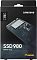 Фото-8 SSD Samsung 980 MZ-V8V1T0BW, M.2 2280, 1 ТБ — упаковка спереди с открытым верхним клапаном; видна чёрная коробка с подвесным вырезом, изображением накопителя и надписью SSD 980, фото показывает вариант представления упаковки на странице товара.