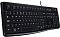 Фото-3 Клавиатура Logitech K120, крупный план под углом справа; на фото видны высокие клавиши, цифровой блок, индикаторы в правом верхнем углу и выход кабеля из корпуса, чёрный цвет; изображение важно для оценки профиля клавиш и компоновки на странице товара.