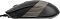 Фото-3 Проводная мышь A4Tech Fstyler FM10 Grey, левый бок; на фото тёмно-серый корпус, светло-серая рифлёная вставка и низкий передний профиль с выходом кабеля; изображение показывает боковую форму и текстуру поверхности для страницы товара.
