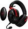 Фото-7 Наушники HyperX Cloud III S Wireless, чёрные с красным — общий вид со снятой внешней крышкой чашки; показаны съёмная панель с красным логотипом HyperX, посадочное место на чашке и установленный микрофон. На странице товара это важно для показа сменной панели чашки.
