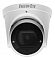 Фото-1 IP-камера Falcon Eye FE-IPC-DV2-40PA, вид снизу: белый купольный/туррет-корпус с чёрной внутренней вставкой и объективом, видны крепёжные винты; важно для понимания конструкции и установки на потолок/стену.