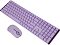 Фото-26 Комплект клавиатура/мышь OKLICK S315W Беспроводной фиолетовый, 1978643