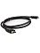 Фото-6 Видеокабель Telecom TCG205 mini HDMI&ndash;HDMI 1 м, упаковка спереди в оранжево-прозрачном пакете. Через упаковку видны свернутый кабель, штекер mini HDMI, штекер HDMI и наклейка модели TCG205-1M. Фото показывает товарный вид и упаковку на странице товара.