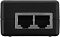 Фото-5 PoE инжектор OSNOVO Midspan-1/300GA, крупный план: порт RJ45 с подписью Data In, рядом индикатор; важно для подключения входного Ethernet-кабеля.