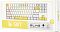 Фото-27 Клавиатура механическая A4Tech Bloody S87  Energy Проводная белый, S87 USB  ENERGY WHITE