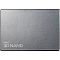 Фото-2 SSD Intel D7 P5510 SSDPF2KX076TZ01, U.2 2.5", 15 мм, 7.68 ТБ &mdash; вид сверху; показана серебристая крышка с матовой текстурой и логотипом Intel 3D NAND в левом нижнем углу, фото важно для страницы как основное изображение корпуса накопителя.