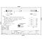 Фото-2 Патч-корд Lanmaster FTP Cat 6a LAN-PC45-S6A-7.0-BK, технический чертёж кабеля на белом фоне; показаны оба коннектора RJ45, схема контактов 1:1, поперечное сечение кабеля с экраном и таблица допусков по длине; изображение важно для страницы товара, потому что показывает конструкцию и параметры подключения.