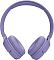 Фото-2 Гарнитура JBL Tune 520BT, ракурс под углом; фиолетовые чашки, оголовье и складная конструкция помогают описать форму.