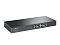Фото-2 Коммутатор TP-Link TL-SG1016, вид спереди слева. На фото виден длинный корпус 1U, боковая вентиляционная решётка и 16 Ethernet-портов на передней панели. Этот ракурс показывает глубину корпуса и расположение портов на странице товара.