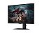 Фото-4 Монитор Samsung Odyssey G5 G50D S27DG502EI 27, боковой профиль. На фото видны тонкая панель, задний блок корпуса, стойка и основание. Фото показывает толщину корпуса и форму конструкции сбоку для страницы товара.