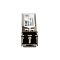 Фото-2 Трансивер D-Link DEM-312GT2, фронтальный крупный план; показан оптический порт модуля, металлическая рамка коннектора и передняя часть корпуса, что важно для идентификации типа подключения трансивера.