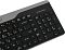Фото-2 Клавиатура A4Tech Fstyler FBK25 Black, крупный план правой части сверху: чёрные клавиши цифрового блока, индикаторы над логотипом FSTYLER и серая верхняя планка с пазом-подставкой; изображение на белом фоне для карточки товара, показывает индикацию и компоновку правой зоны клавиатуры.