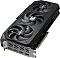Фото-2 Видеокарта Gigabyte Radeon RX 9070 Gaming 16GB, вид спереди под углом со стороны интерфейсной планки. Видны три вентилятора, металлическая планка с видеовыходами и массивный радиатор. Для страницы товара это показывает ракурс со стороны разъёмов.