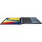 Фото-4 Ноутбук ASUS Vivobook 15 X1504VA-BQ322, правый бок закрытого корпуса крупным планом; показаны аудиоразъём, USB-C, два USB-A, HDMI и разъём питания, синий цвет, изображение помогает оценить набор интерфейсов подключения