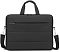 Фото-1 Сумка для ноутбука Digma R 311 (R311BK) 15,6&Prime;, фронтальный вид: чёрный текстиль, горизонтальный карман на молнии спереди, простроченные секции, две ручки и плечевой ремень на карабинах; показывает внешний вид сумки для переноски ноутбука.