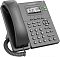Фото-3 IP-телефон Flyingvoice P20G, серый, вид спереди справа под углом; видны трубка, экран, круглый навигационный блок, клавиши M1–M6 и кнопки громкости и повторного вызова; изображение дополняет карточку товара ракурсом, по которому заметны глубина корпуса и наклон подставки.