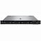 Фото-1 Серверная платформа Dell PowerEdge R450 — вид спереди под углом: четыре отсека для накопителей слева, центральная решётка вентиляции, справа панель управления с портами и кнопкой питания; корпус чёрный и серый