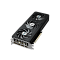 Фото-6 Видеокарта Gigabyte GeForce RTX 5060 Ti Eagle Max OC 8GB, вид спереди под углом со стороны разъёмов. На фото видны интерфейсная планка, три вентилятора и длинный корпус. Это важно для страницы товара, чтобы показать расположение видеовыходов и длину карты.