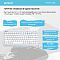 Фото-6 Клавиатура мембранная A4Tech Fstyler FBK11 Беспроводная белый, FBK11 WHITE