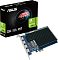 Фото-3 Видеокарта ASUS GeForce GT 730 2GB, комплект с коробкой на белом фоне; на фото карта и упаковка, видны пассивный радиатор, синяя плата и маркировка GeForce GT 730 2GB на коробке; фото показывает комплект и внешний вид модели.