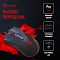 Фото-6 Проводная игровая мышь A4Tech Bloody ES9 Pro, инфографика с видом под углом слева; показаны чёрный корпус, колесо, верхние кнопки и RGB-подсветка, справа отмечены сенсор Pro 3389, 7 игровых режимов и настройка LOD; для страницы товара это помогает показать конструкцию и функциональные режимы.