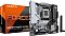 Фото-5 Материнская плата Gigabyte B850M FORCE WIFI6E &mdash; фото с упаковкой и антенной: плата рядом с коробкой FORCE, отдельно показана чёрная Wi‑Fi‑антенна; видны белый кожух, сокет AM5 и два слота DDR5 для идентификации модели и комплекта.