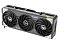 Фото-7 Видеокарта Asus GeForce RTX 5070 TUF Gaming OC, вид спереди под углом справа. Видны три вентилятора, верхняя надпись GeForce RTX и правый торец с декоративной вставкой. Темно-серый корпус; изображение для карточки товара, дополняет обзор лицевой панели и формы правой части кожуха.