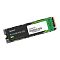 Фото-2 SSD Apacer AS2280P4X M.2 2280 256 ГБ, вид сверху под углом: узкая плата M.2 2280 с чёрно-зелёной наклейкой, белым стикером AS2280P4X и видимым разъёмом M.2 на правом торце; фото помогает рассмотреть маркировку и форму накопителя на странице товара.