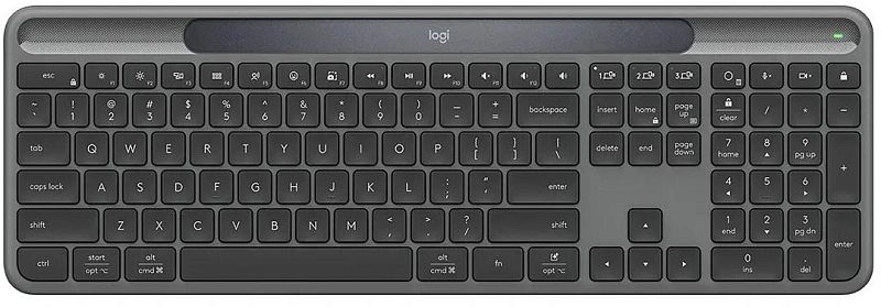 Фото Клавиатура мембранная Logitech K980 Беспроводная тёмно-серый, 920-013768