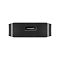 Фото-4 USB-хаб ExeGate DUB-4P-1, крупный план торца: разъём USB-C на корпусе, чёрный