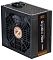 Фото-2 Блок питания Zalman GigaMax ZM750-GVII 750W, вид сбоку и сверху: чёрный корпус с крупной решёткой вентилятора и круглым логотипом по центру, на боковой панели вертикальная надпись GigaMax 750W и значок 80 Plus; фото важно для страницы товара, так как показывает верхнюю вентиляцию и маркировку модели.