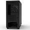 Фото-3 Корпус ПК Zalman T4 Plus, задняя панель: решётка под задний вентилятор, слоты расширения, нижний отсек под блок питания, чёрный металл &mdash; показывает компоновку задней стенки корпуса.