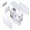 Фото-6 Корпус JONSBO D41 MESH SCREEN Midi Tower Без БП белый, D41 MESH SCREEN White